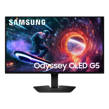 Samsung G50F datora monitors 68,6 cm (27 collas) 2560 x 1440 pikseļi Quad HD OLED melns