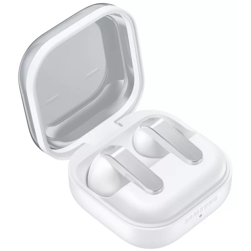 Samsung Galaxy Buds4 austiņas bezvadu ievietojamās zvaniem/mūzikai Bluetooth balts