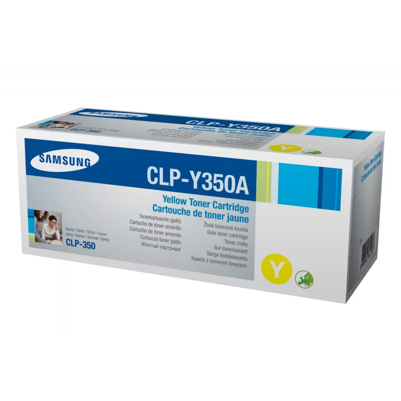 Samsung CLP-Y350A tonera kasetne 1 gab. Oriģināls Dzeltens