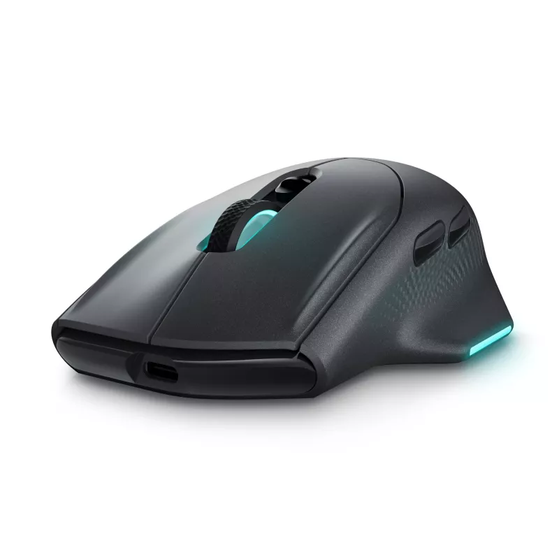 Alienware AW620M pele Spēlēm Labās rokas RF Bezvadu + USB Type-C Optiskā 26000 DPI
