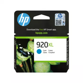 HP 920XL augstas ietilpības ciāna oriģinālā tintes kasetne, ciāna, 1 gab., 700 lappuses