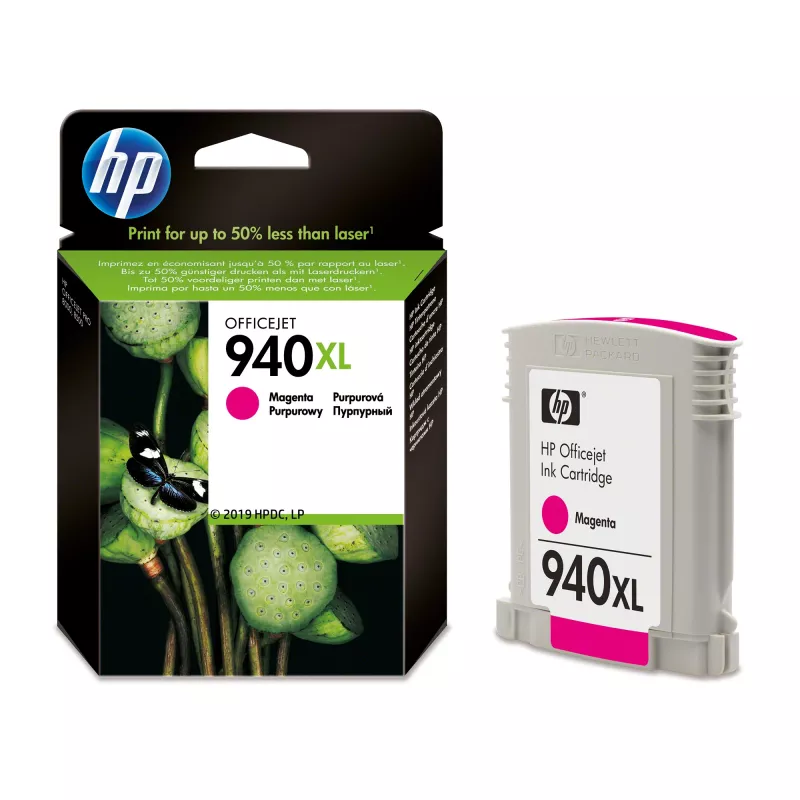 HP 940XL High Yield fuksīna oriģinālā tintes kasetne 1 gab. Augsta (XL) izlaide