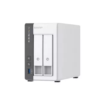 QNAP TS-216G NAS/krātuves serveris Tornis Cortex-A Cortex-A55 4 GB HDD Balts