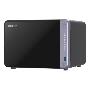 QNAP TS-632X-4G NAS/glabāšanas serveris Tornis Alpine Alpine AL-524 4 GB DDR4 QNAP QTS Melns