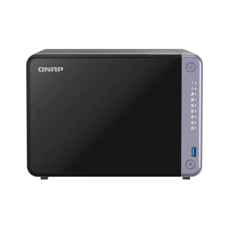 QNAP TS-632X-4G NAS/glabāšanas serveris Tornis Alpine Alpine AL-524 4 GB DDR4 QNAP QTS Melns