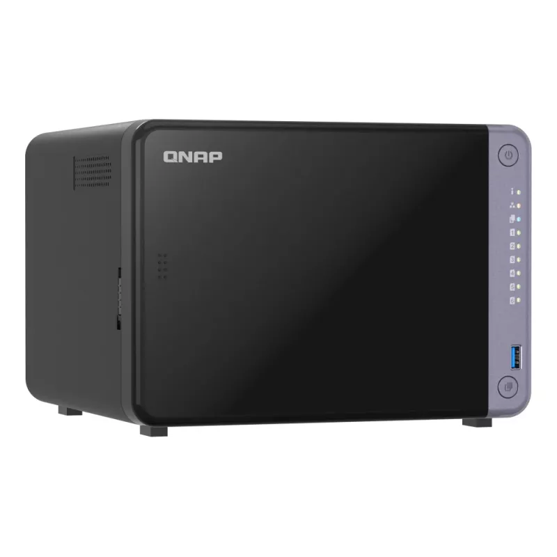 QNAP TS-632X-4G NAS/glabāšanas serveris Tornis Alpine Alpine AL-524 4 GB DDR4 QNAP QTS Melns