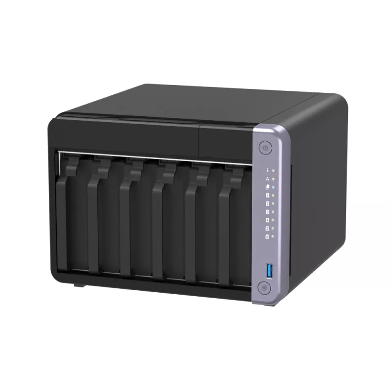 QNAP TS-632X-4G NAS/glabāšanas serveris Tornis Alpine Alpine AL-524 4 GB DDR4 QNAP QTS Melns
