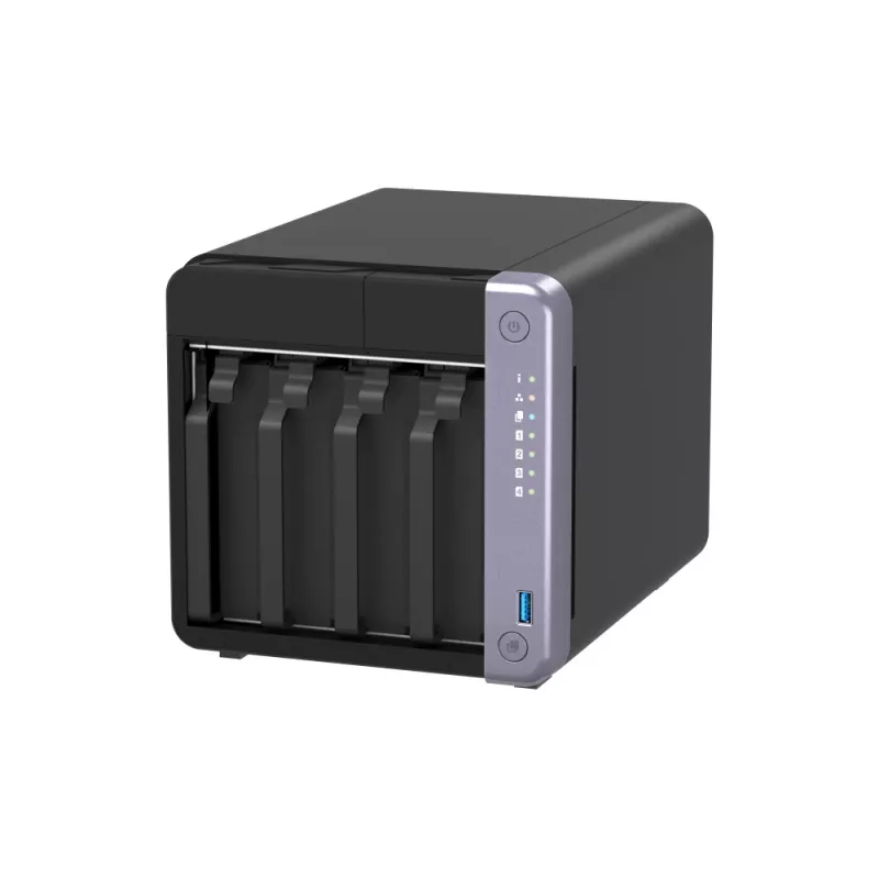 QNAP TS-432X-4G NAS/serveris Tornis Alpine Alpine AL-524 4 GB DDR4 QNAP QTS Melns