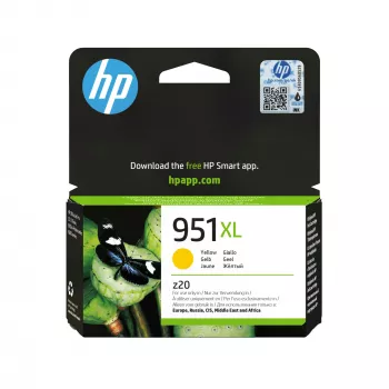 HP 951XL High Yield dzeltena Oriģināls tintes kasetne, dzeltena, 1 gab., 1500 lapas