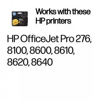 HP 951XL High Yield dzeltena Oriģināls tintes kasetne, dzeltena, 1 gab., 1500 lapas