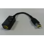 Lenovo ThinkPad plāns strāvas pārveidotāja kabelis, melns