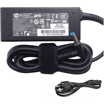 HP 45W viedais maiņstrāvas adapteris, klēpjdatoram, iekštelpām, 90–265 V, 47/63 Hz, 45 W, 8 A