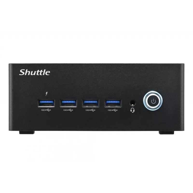 Shuttle Nano PC NT10H9, Intel Core Ultra 9 185H, Intel Arc grafika, 2xHDMI, 2xUSB 4.0 (DP), 2x2.5Gbit LAN, ietver VESA 24/7 nepārtrauktu darbību