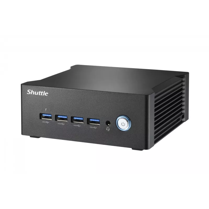 Shuttle Nano PC NT10H9, Intel Core Ultra 9 185H, Intel Arc grafika, 2xHDMI, 2xUSB 4.0 (DP), 2x2.5Gbit LAN, ietver VESA 24/7 nepārtrauktu darbību