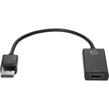 HP DisplayPort uz HDMI 1.4 adapteris, DisplayPort, HDMI, melns