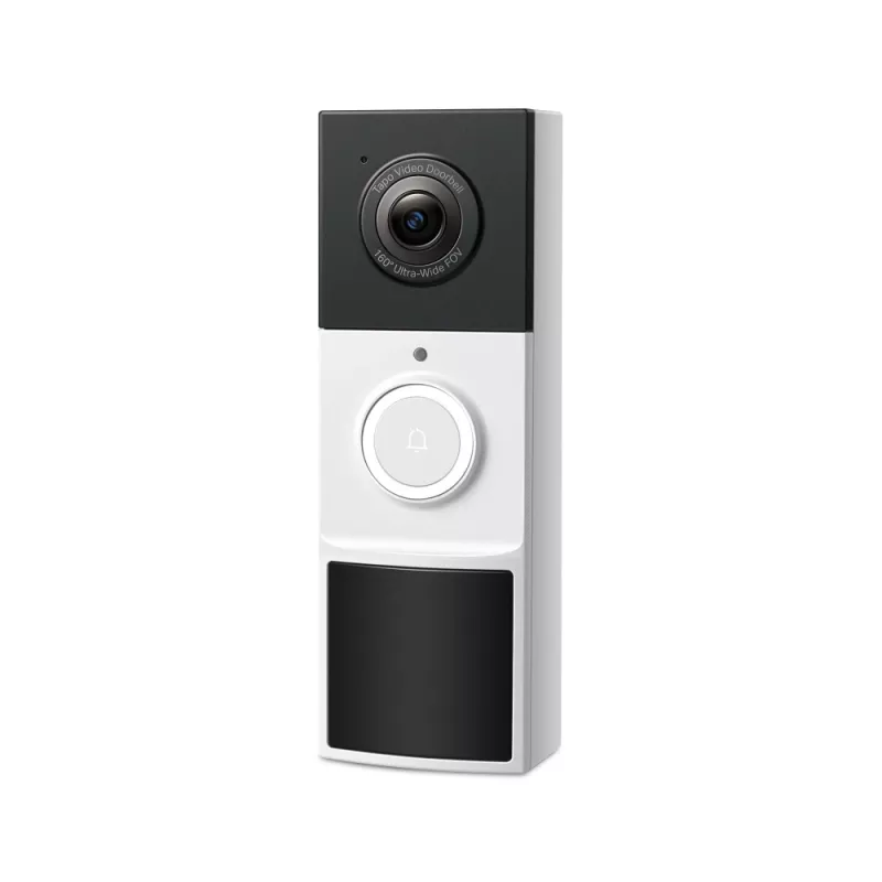 Video intercom sistēma TP-Link Tapo D210 3 MP melna balta