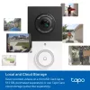 Video intercom sistēma TP-Link Tapo D210 3 MP melna balta
