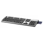 HP Smart Card CCID tastatūra, pilna izmēra (100%), vadu, USB, mehāniska, melna, sudraba