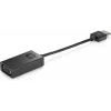HP HDMI uz VGA kabeļa adapteris, VGA (D-Sub), HDMI A tipa (standarta), vīrišķais, sievišķais, melns, Ķīna