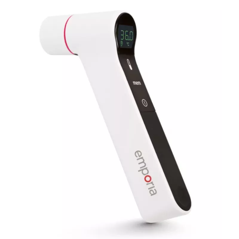 Emporia EMP-THERMO-22 digitālais ķermeņa termometrs Attālinātais sensors Melns, Sarkans, Balts Orāli, Rektāli