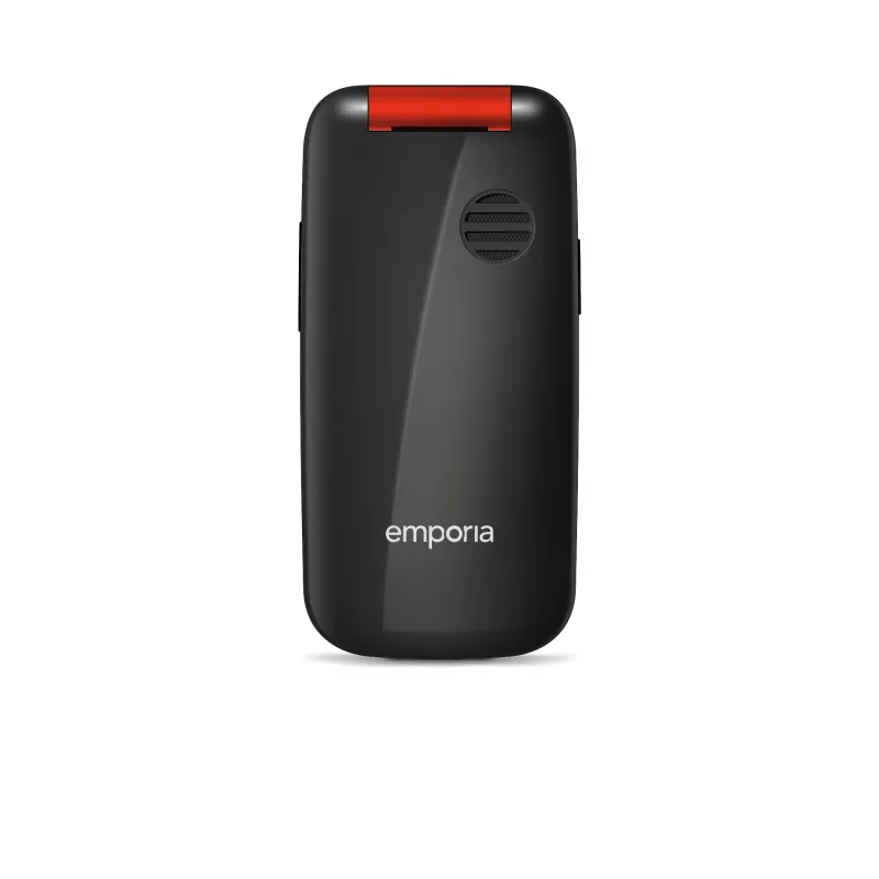 Emporia emporiaONE 6,1 cm (2,4 collas) 80 g Melns, Sarkans Senioru tālrunis