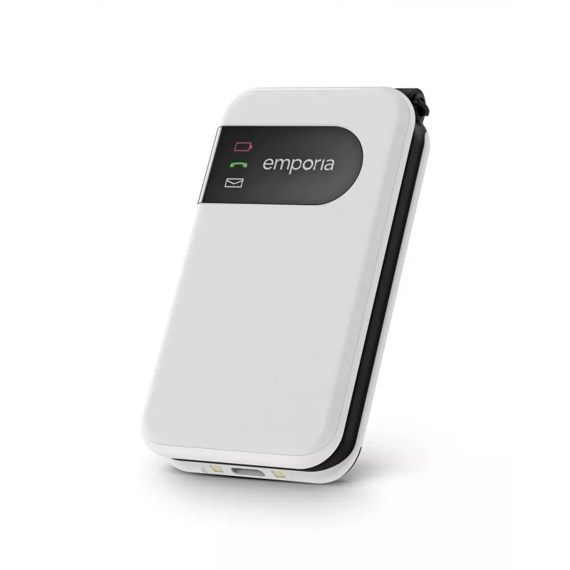 Emporia SIMPLICITYglam 7,11 cm (2,8 collas) 106 g Balts Senioru tālrunis