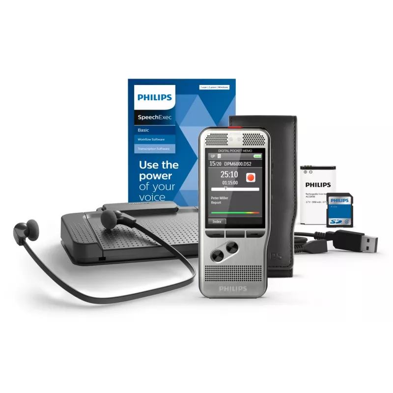 Philips DPM6700/03 transkripcijas/tulkošanas sistēma, pēdas vadības bloks