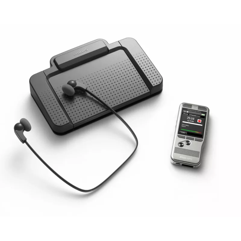 Philips DPM6700/03 transkripcijas/tulkošanas sistēma, pēdas vadības bloks
