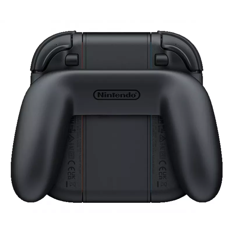 Nintendo Joy-Con 2 lādēšanas satvērējs, Nintendo Switch 2, Kontroliera satvērējs, Melns, Caurspīdīgs, Plastmasa, Nintendo, Joy-Con 2