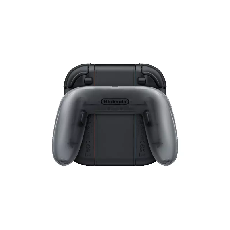 Nintendo Joy-Con 2 lādēšanas satvērējs, Nintendo Switch 2, Kontroliera satvērējs, Melns, Caurspīdīgs, Plastmasa, Nintendo, Joy-Con 2