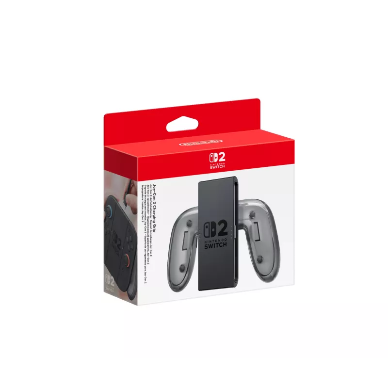 Nintendo Joy-Con 2 lādēšanas satvērējs, Nintendo Switch 2, Kontroliera satvērējs, Melns, Caurspīdīgs, Plastmasa, Nintendo, Joy-Con 2