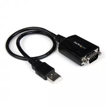 StarTech.com 0,3 m USB–RS232 seriālais DB9 adaptera kabelis ar COM saglabāšanu