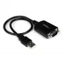 StarTech.com 0,3 m USB–RS232 seriālais DB9 adaptera kabelis ar COM saglabāšanu