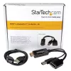 StarTech.com HDMI–DisplayPort adapteris – 4K 30 Hz, 3840 x 2160 pikseļi, 1080p, 720p, 120 Hz, melns, MegaChips – STDP2600, aktīvais video pārveidotājs