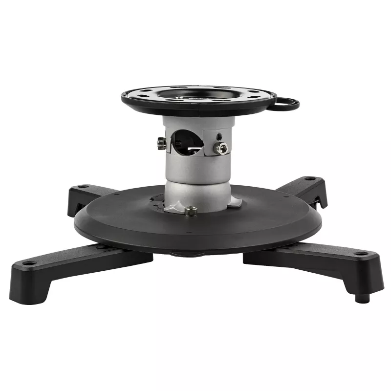 StarTech.com Universāls griestu projektora stiprinājums - Izturīgs, augstumā regulējams/izbīdāms stieņa stiprinājums 5-22,7 collas no griestiem - 33 mārciņas (15 kg) - Slīpums/grozīšana - Piekarināms projektora stiprinājums ar kronšteinu