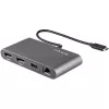 StarTech.com Dual-Monitor Thunderbolt Mini Dock, 4K 60Hz DisplayPort, bezvadu centrmezgls operētājsistēmām Windows un Mac, Gigabit Ethernet, 1x USB-A (USB 5Gbps), 11 collu (28 cm) kabelis