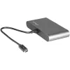 StarTech.com Dual-Monitor Thunderbolt Mini Dock, 4K 60Hz DisplayPort, bezvadu centrmezgls operētājsistēmām Windows un Mac, Gigabit Ethernet, 1x USB-A (USB 5Gbps), 11 collu (28 cm) kabelis