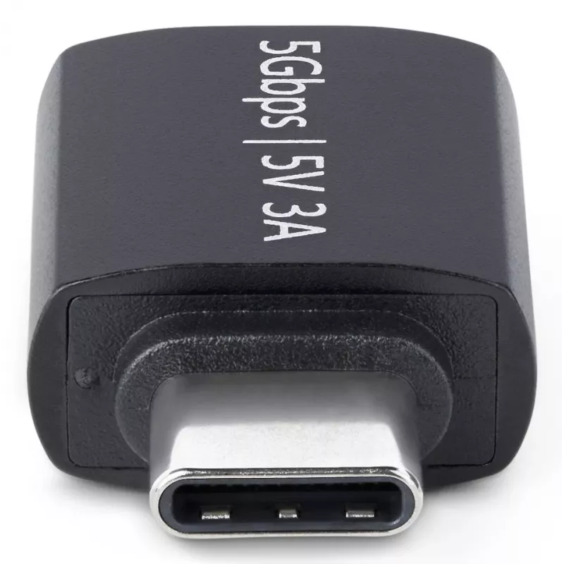 StarTech.com USB-C uz USB-A adapteris, USB 5Gbps, kompakts USB-C vīrišķais uz USB-A sievišķais adapteris, izturīgs metāla korpuss, V/S