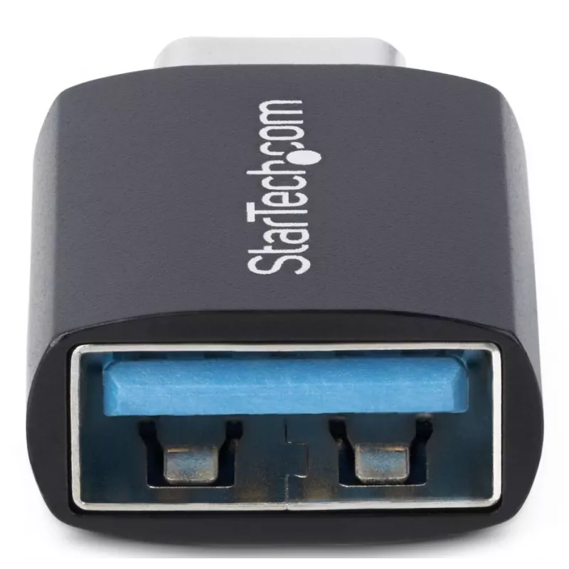 StarTech.com USB-C uz USB-A adapteris, USB 5Gbps, kompakts USB-C vīrišķais uz USB-A sievišķais adapteris, izturīgs metāla korpuss, V/S