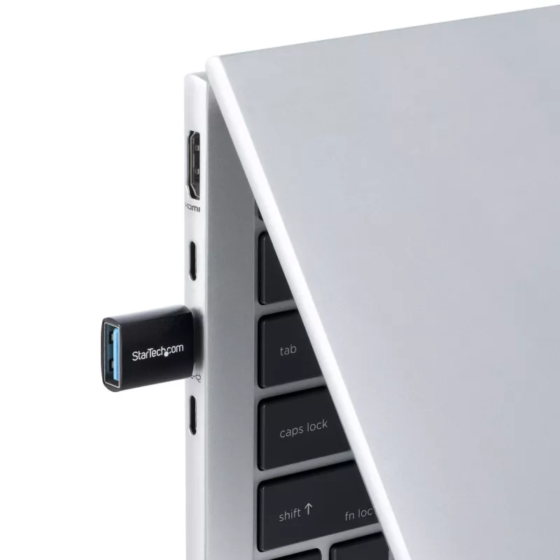 StarTech.com USB-C uz USB-A adapteris, USB 5Gbps, kompakts USB-C vīrišķais uz USB-A sievišķais adapteris, izturīgs metāla korpuss, V/S