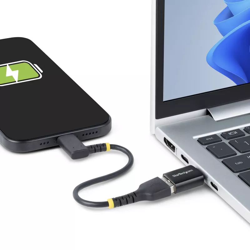 StarTech.com USB-C uz USB-A adapteris, USB 5Gbps, kompakts USB-C vīrišķais uz USB-A sievišķais adapteris, izturīgs metāla korpuss, V/S