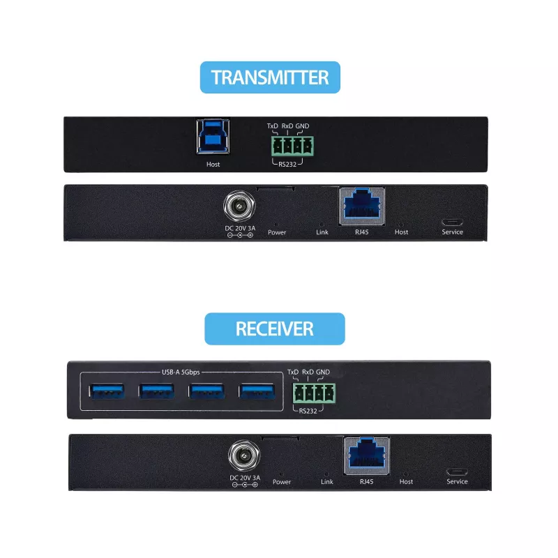 StarTech.com C10043 USB paplašinātāja raidītājs un uztvērējs