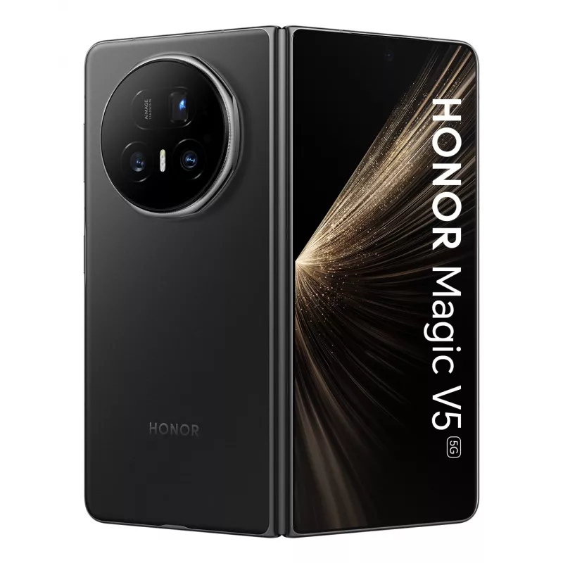 Honor MAGIC V5 20.2 cm (7.95 collu) MagicOS 9.0.1 5G USB Type-C 16 GB 512 GB 5820 mAh Melns