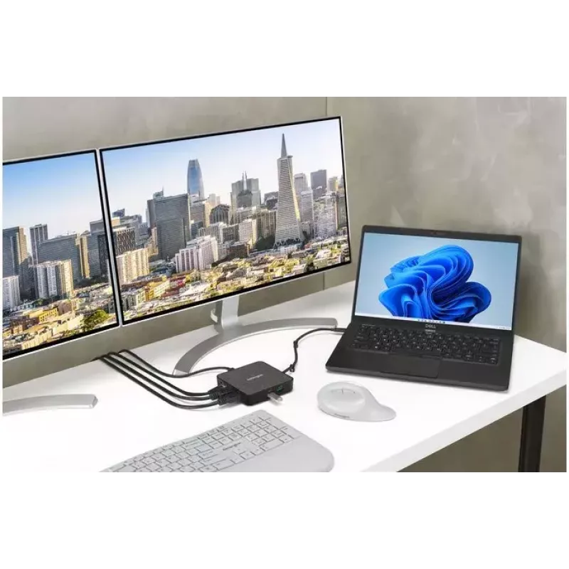 Kensington MD120U4 USB4 pārnēsājamā dokstacija ar vadu USB4 100W 8K 144Hz