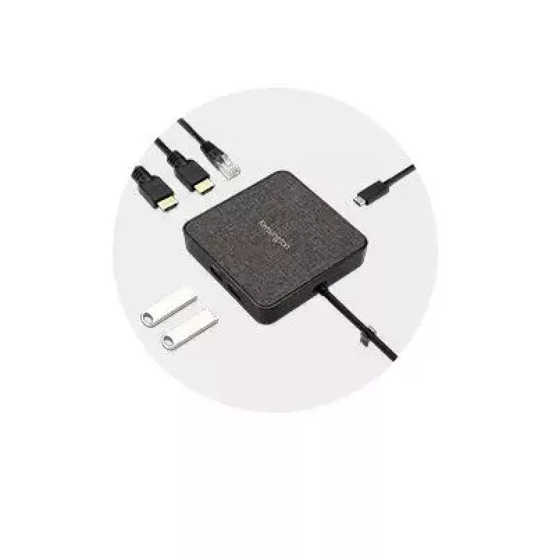 Kensington MD120U4 USB4 pārnēsājamā dokstacija ar vadu USB4 100W 8K 144Hz