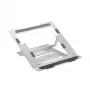 Kensington Easy Riser Aluminium Laptop Riser, klēpjdatora statīvs, sudraba krāsa, alumīnijs, silikons, tērauds, 40,6 cm (16 collas), 5 kg, 86–118 mm