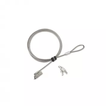 Kensington plāns NanoSaver 2.0 EQ Keyed klēpjdatora slēdzene, 1,83 m, Kensington, Atslēga, Nerūsējošais tērauds, Sudraba