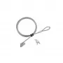 Kensington plāns NanoSaver 2.0 EQ Keyed klēpjdatora slēdzene, 1,83 m, Kensington, Atslēga, Nerūsējošais tērauds, Sudraba