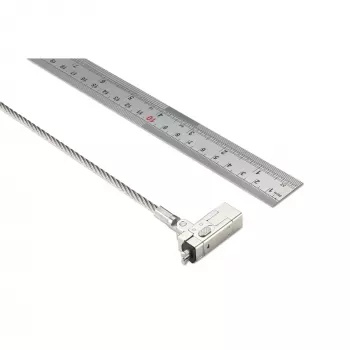 Kensington plāns NanoSaver 2.0 EQ Keyed klēpjdatora slēdzene, 1,83 m, Kensington, Atslēga, Nerūsējošais tērauds, Sudraba