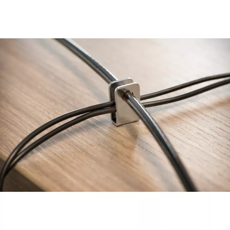 Kensington Desktop & Peripherals Locking Kit 2.0, 2,44 m, Kensington, Atslēga, Oglekļa tērauds, Melna, Sudraba